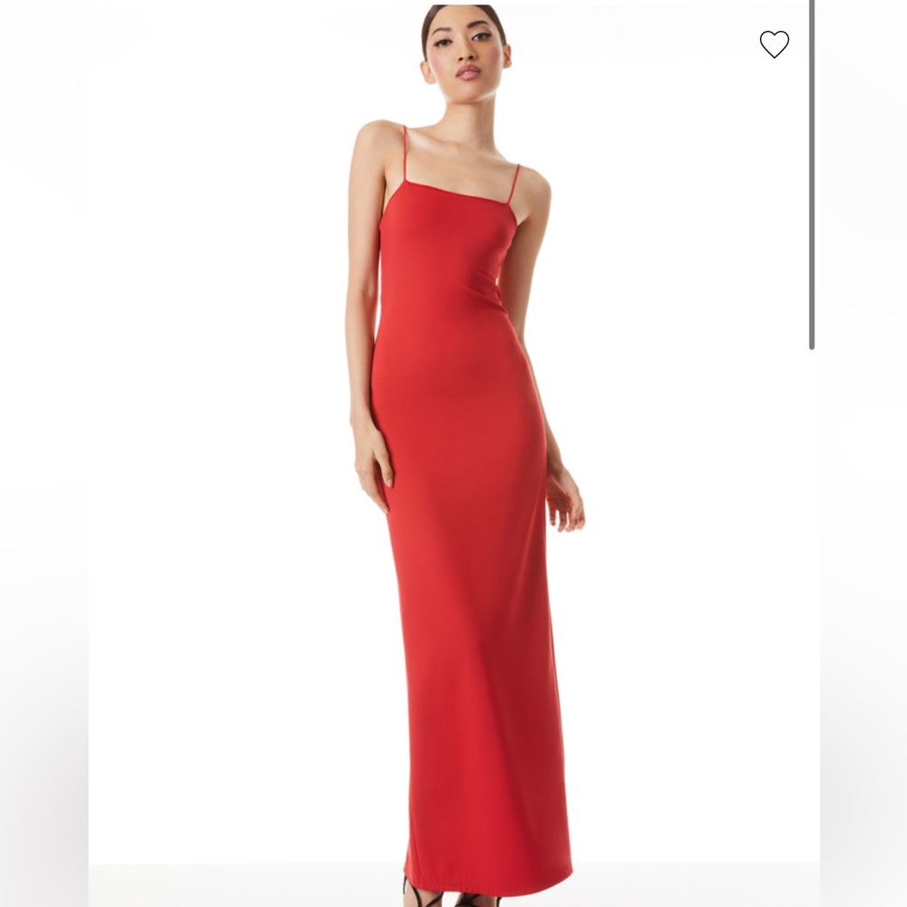 NWT Alice + Olivia Red Maxi Dress